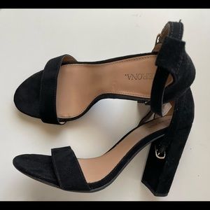 Merona suede high heel